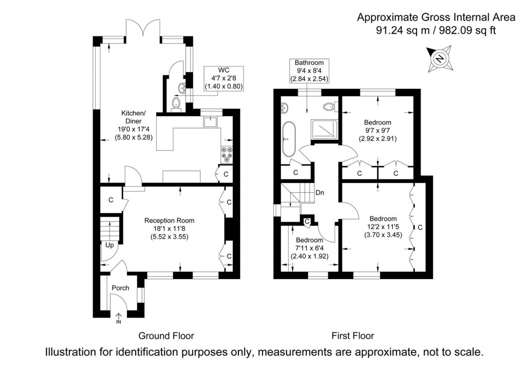 Floorplans For The Row, Hadstock, Cambridge