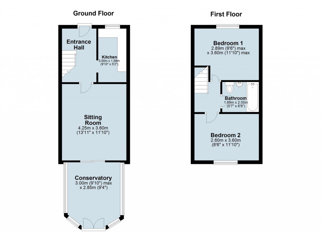 Floorplans For Laburnum Close, Woodford Halse NN11