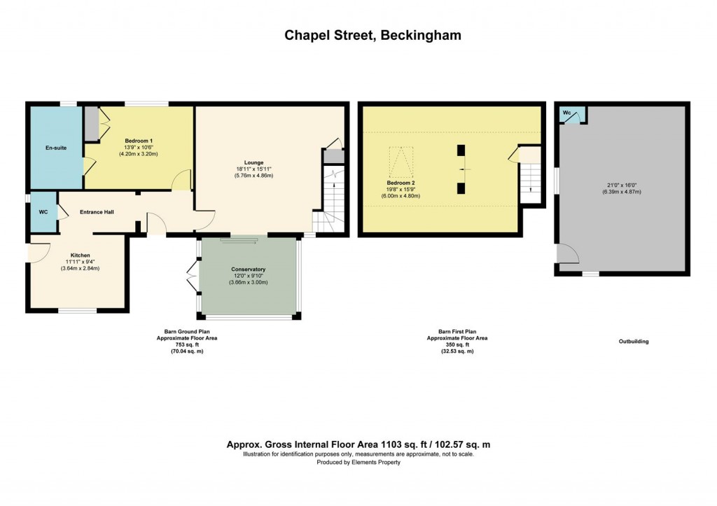 Floorplans For Chapel Street, Beckingham, Lincoln