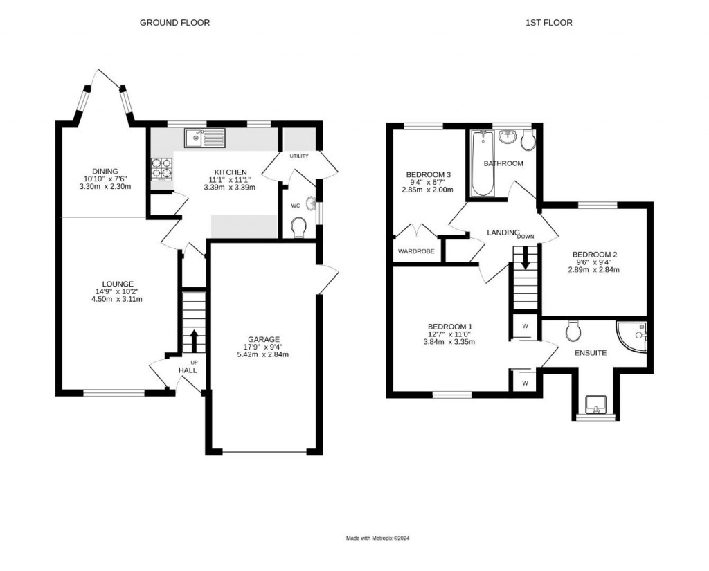 Floorplans For Hartopp Close, Bushby, Leicestershire