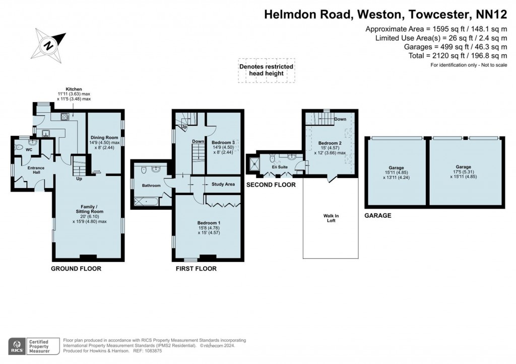 Floorplans For Helmdon Road, Weston