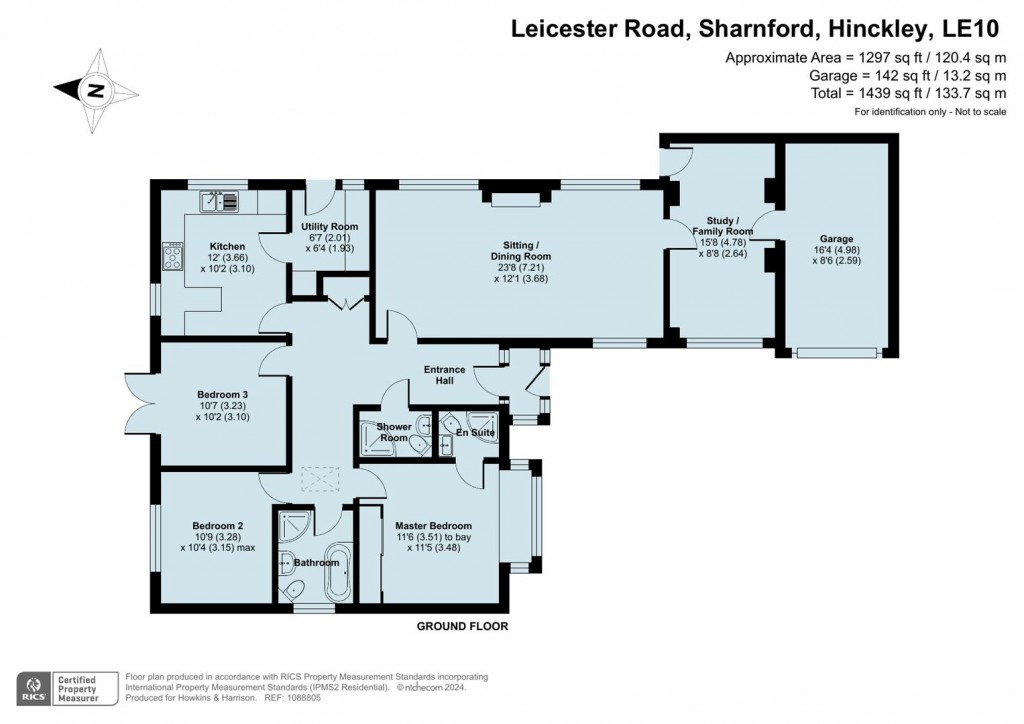Floorplans For Leicester Road, Sharnford, Hinckley, LE10