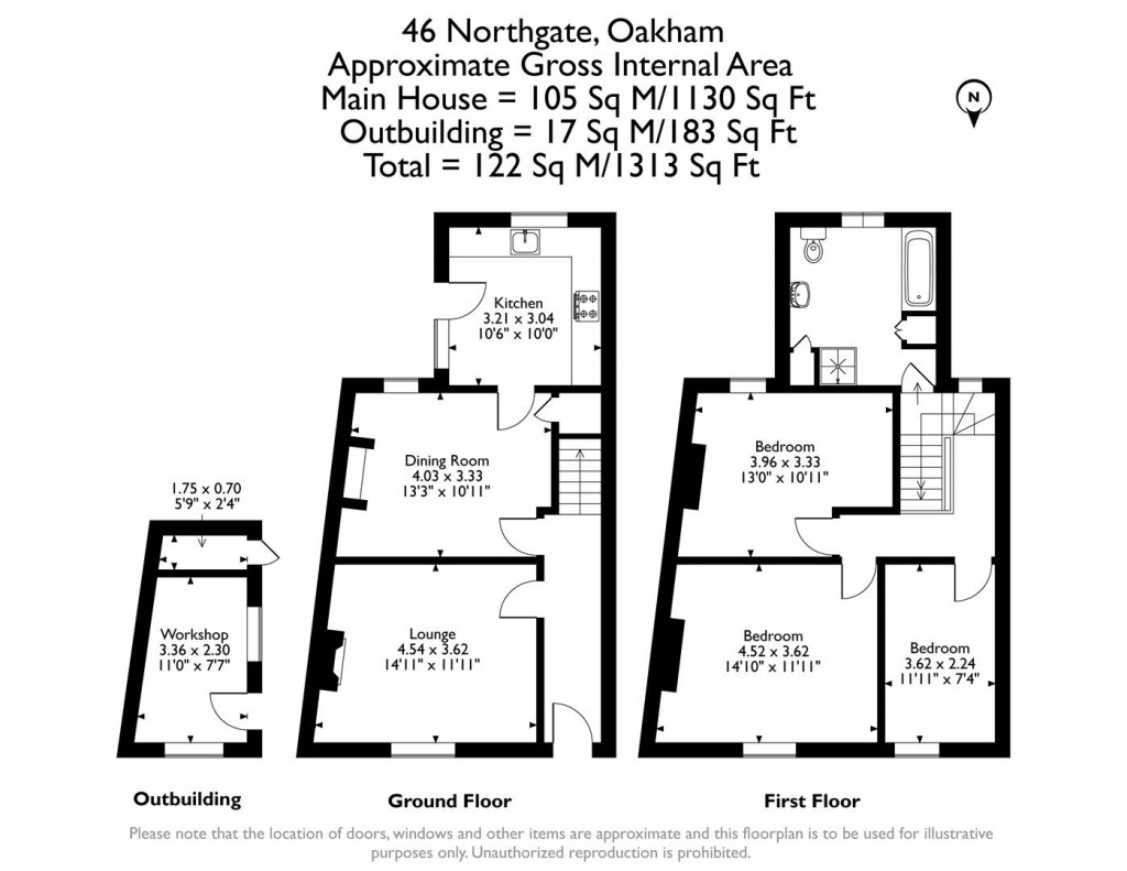 Floorplans For Northgate, Oakham, Rutland