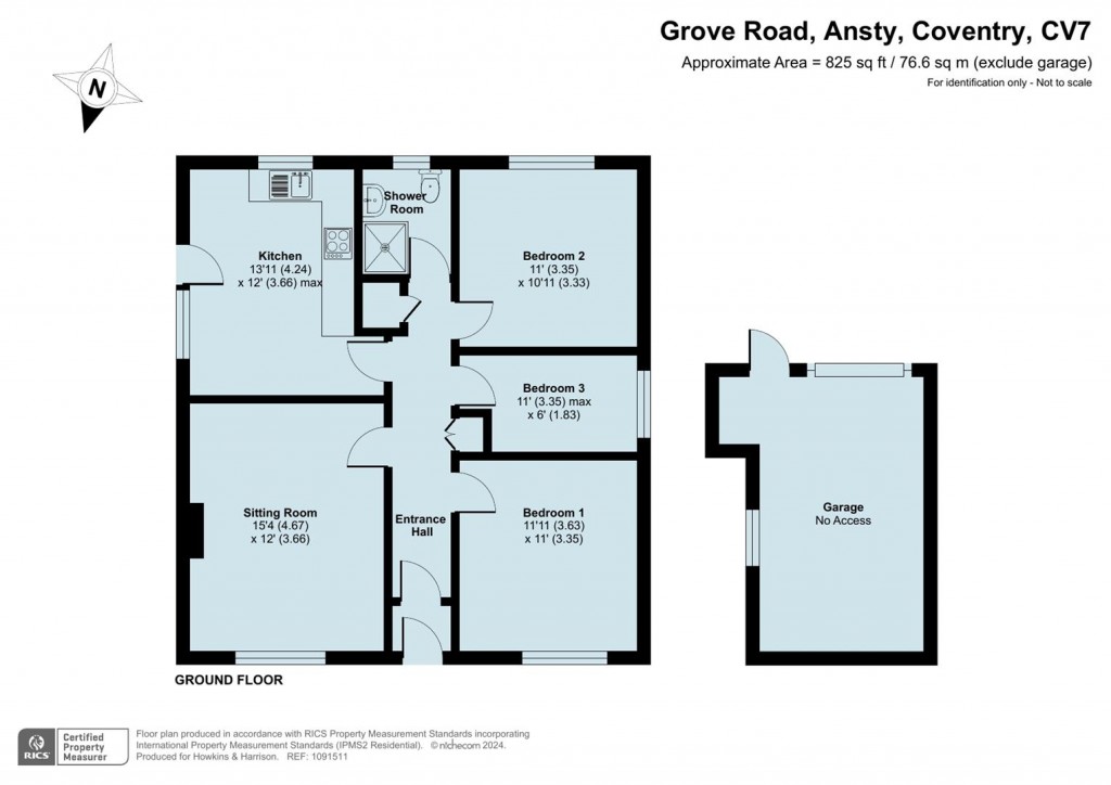 Floorplans For Grove Road, Ansty, Coventry