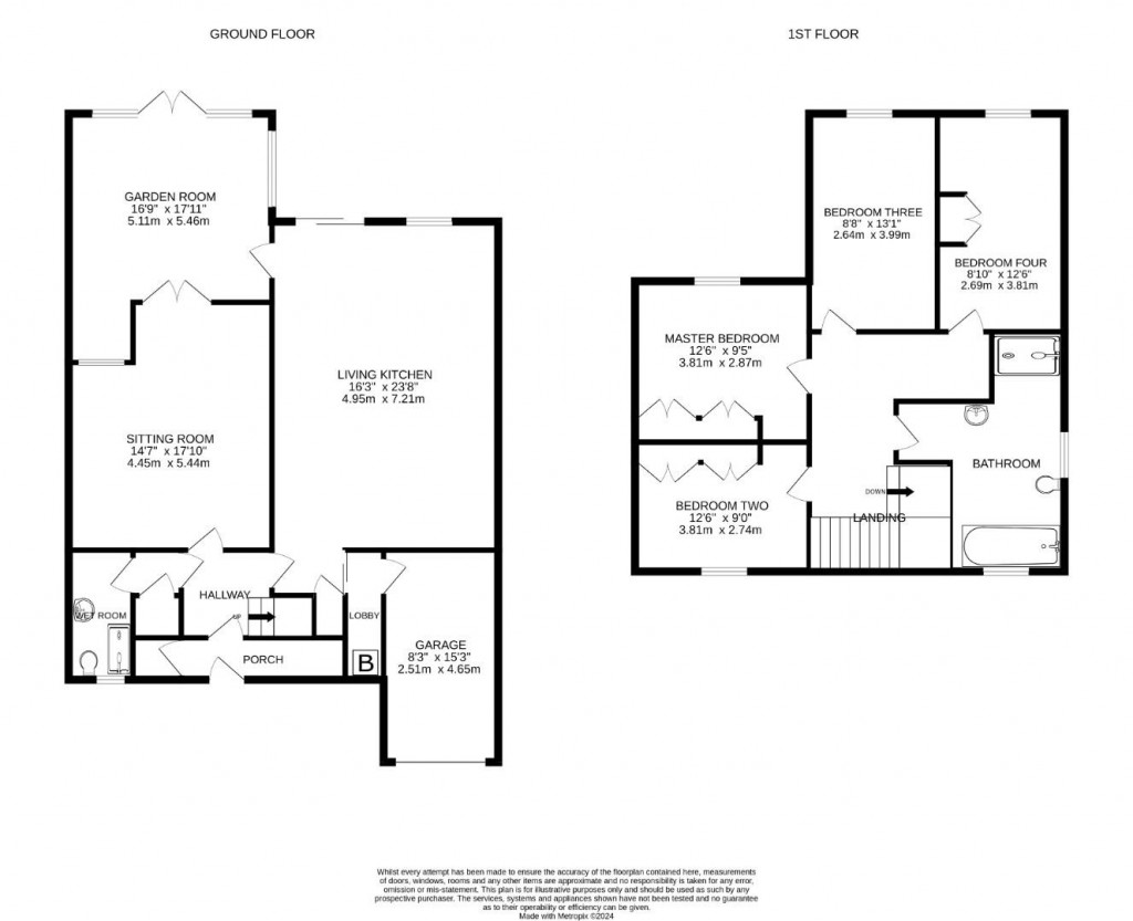 Floorplans For Waldron Drive, Oadby, Leicester