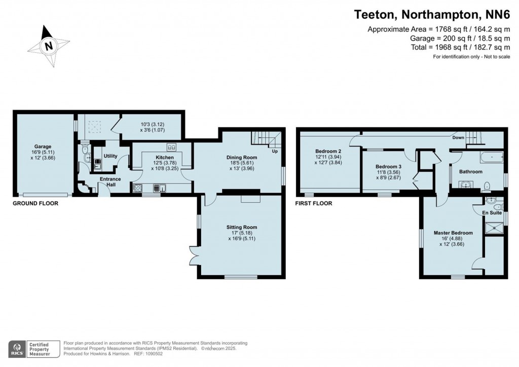 Floorplans For Olde Church House, Teeton, Northampton