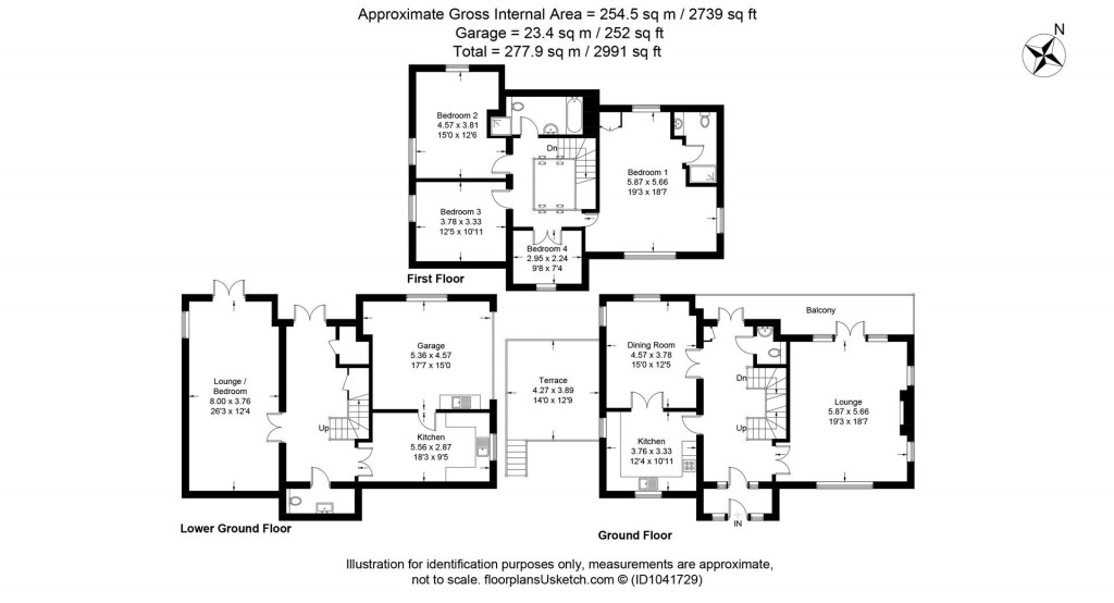 Floorplans For Ashley Priors Lane, Torquay