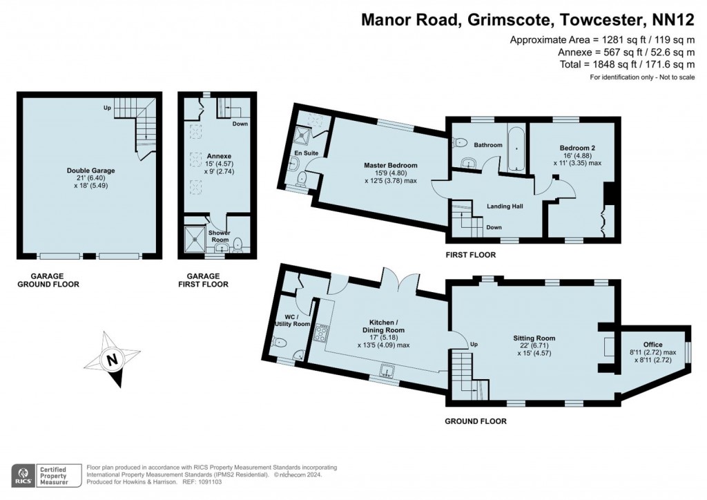 Floorplans For Manor Road, Grimscote