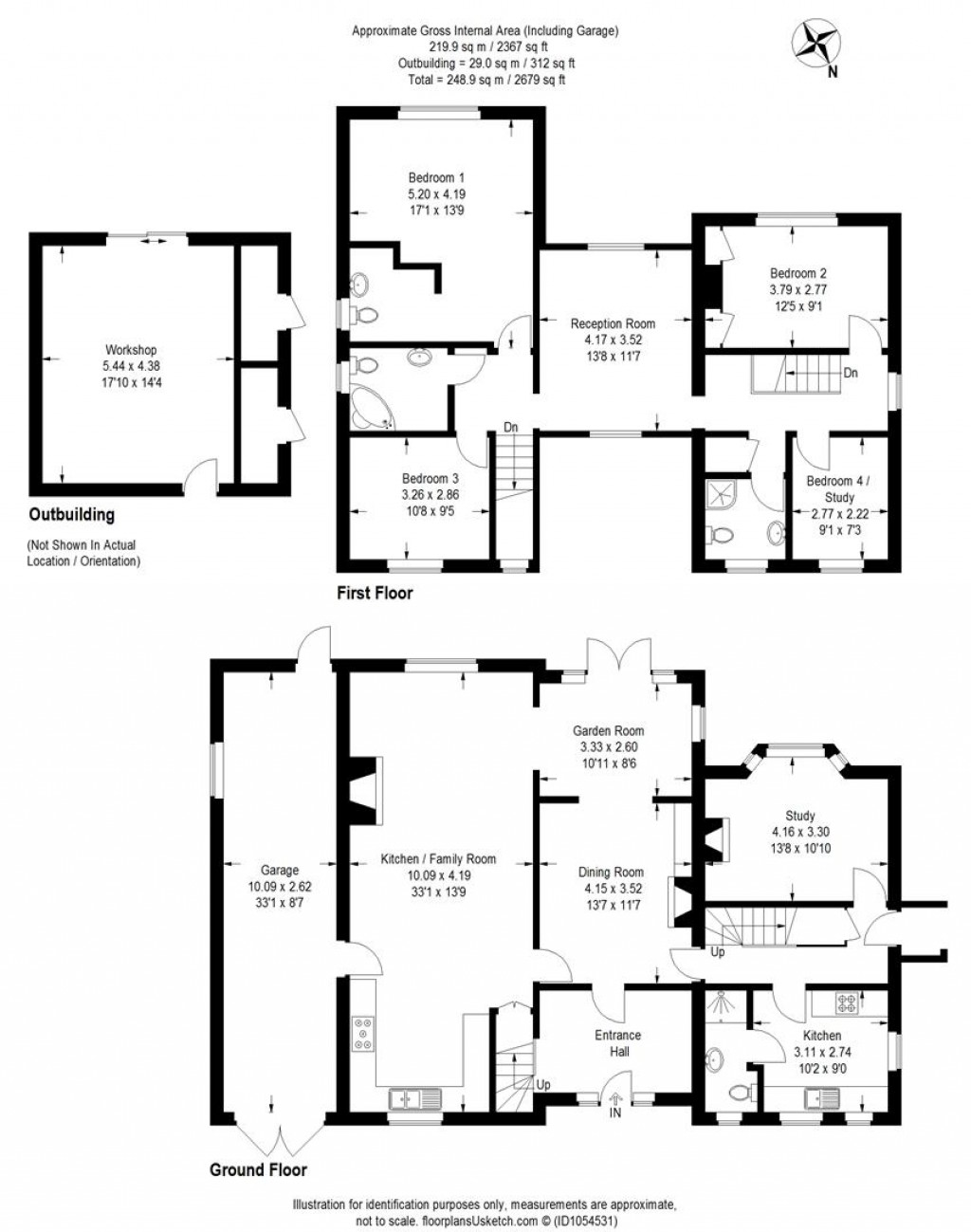 Floorplans For Withy Lane, Hemyock