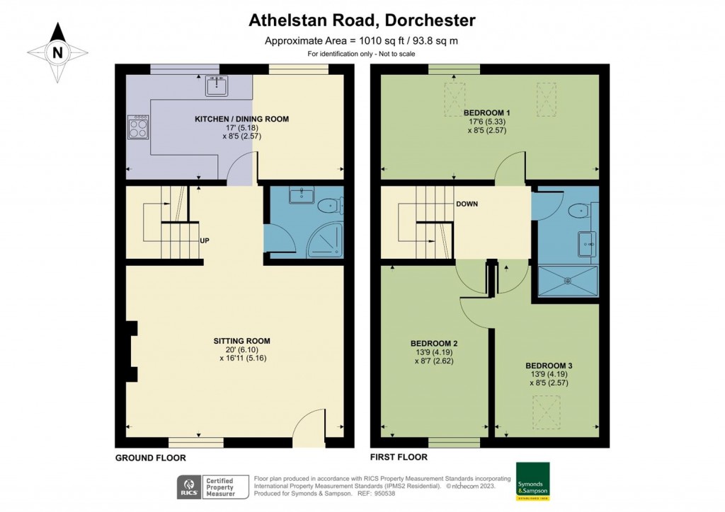 Floorplans For Fordington Dairy, Athelstan Road, Dorchester