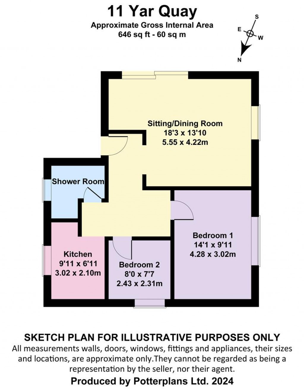 Floorplans For St. Helens, Isle of Wight