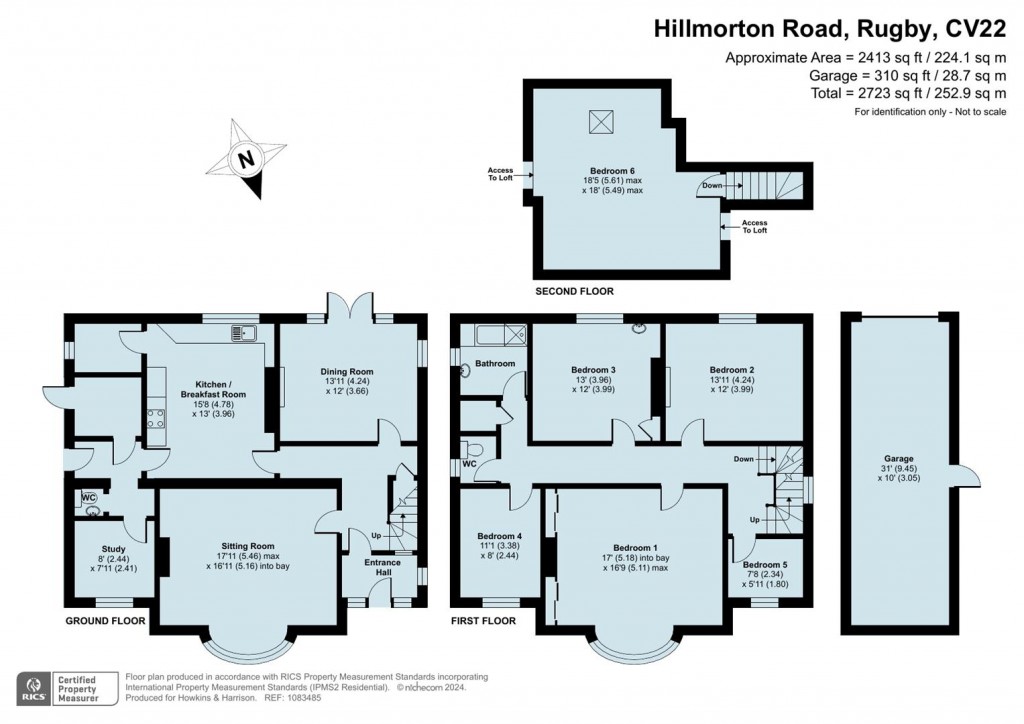 Floorplans For Hillmorton Road, Rugby CV22