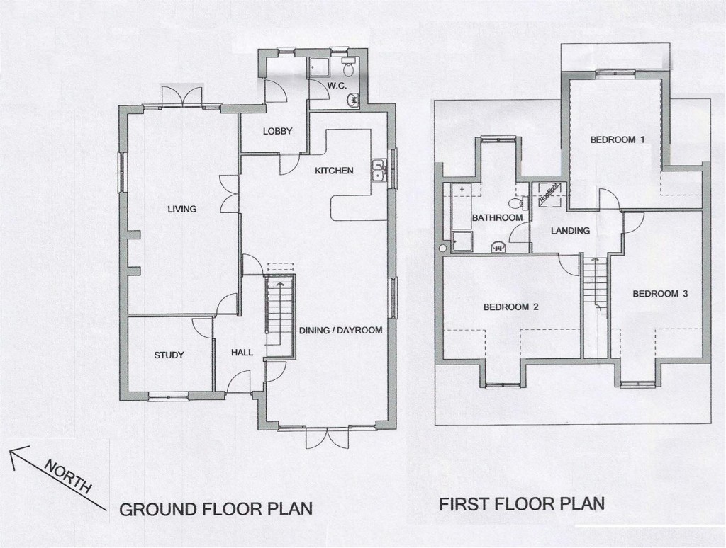Floorplans For Bunts Lane, Seaton