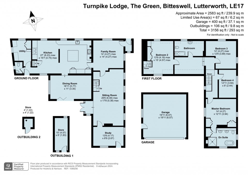 Floorplans For The Green, Bitteswell, Lutterworth