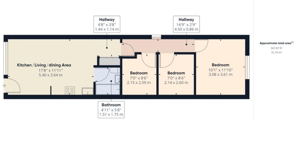 Floorplans For Fernhill, Charmouth, Bridport