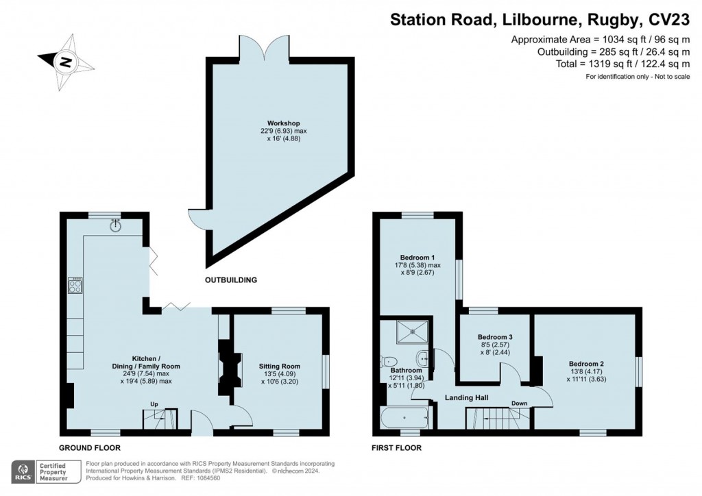 Floorplans For Station Road, Lilbourne, Rugby