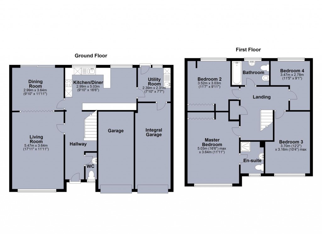Floorplans For Meadow Gardens, Measham, DE12