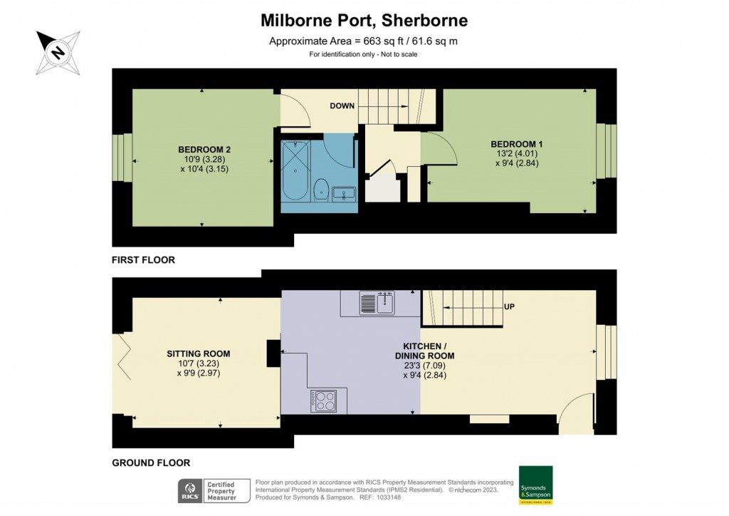 Floorplans For Newtown, Milborne Port, Sherborne