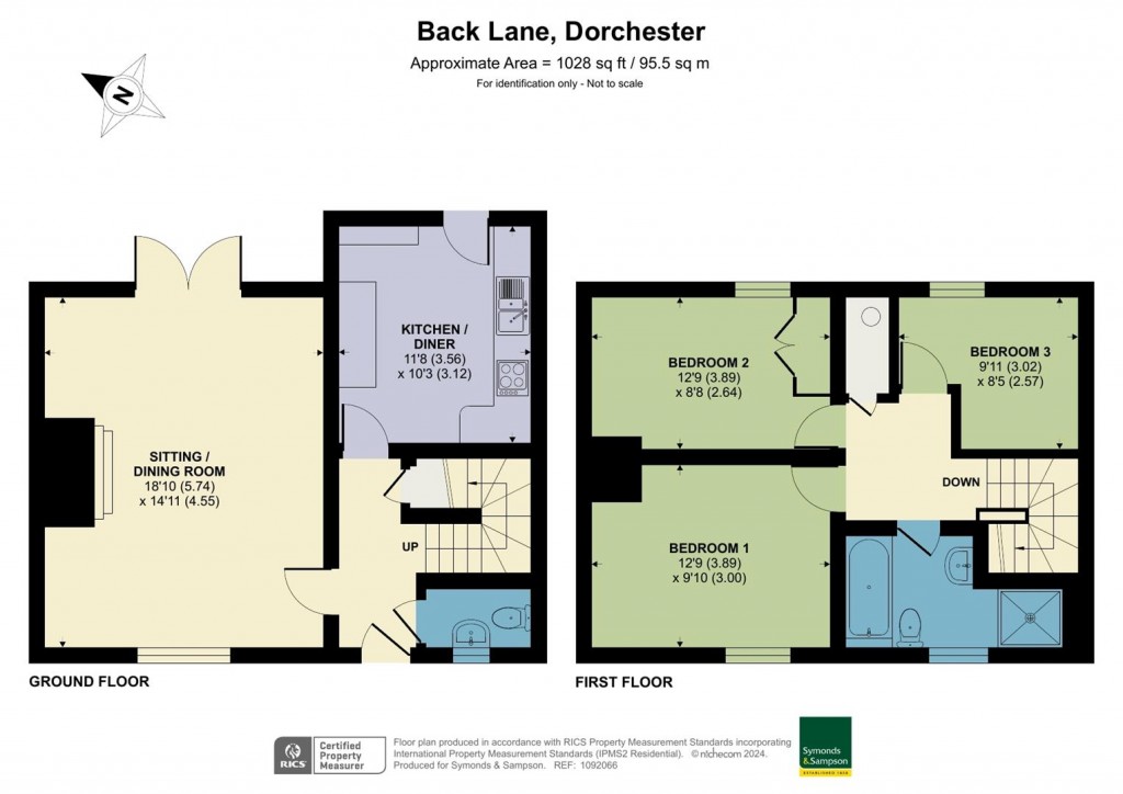 Floorplans For Frome Cottages, Evershot