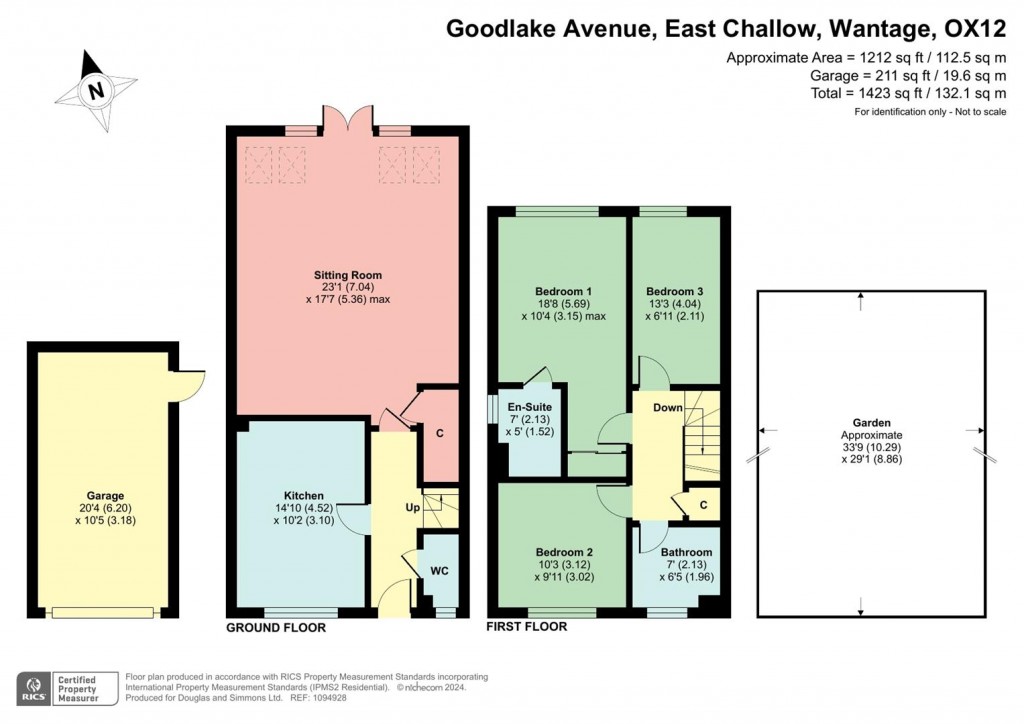 Floorplans For East Challow, Wantage, Oxfordshire, OX12