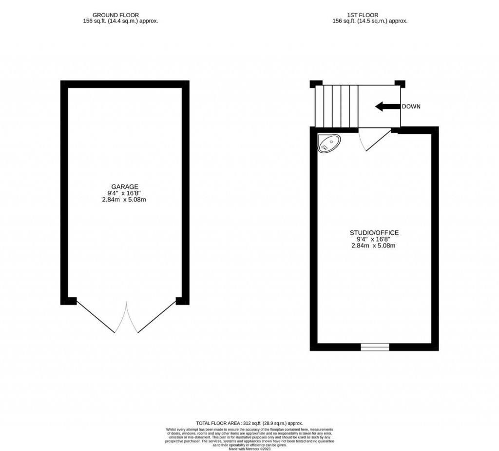 Floorplans For Ruth Cottage, East Langton, Market Harborough