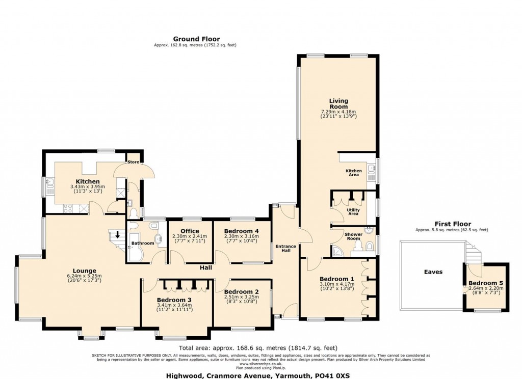 Floorplans For Cranmore, Isle of Wight