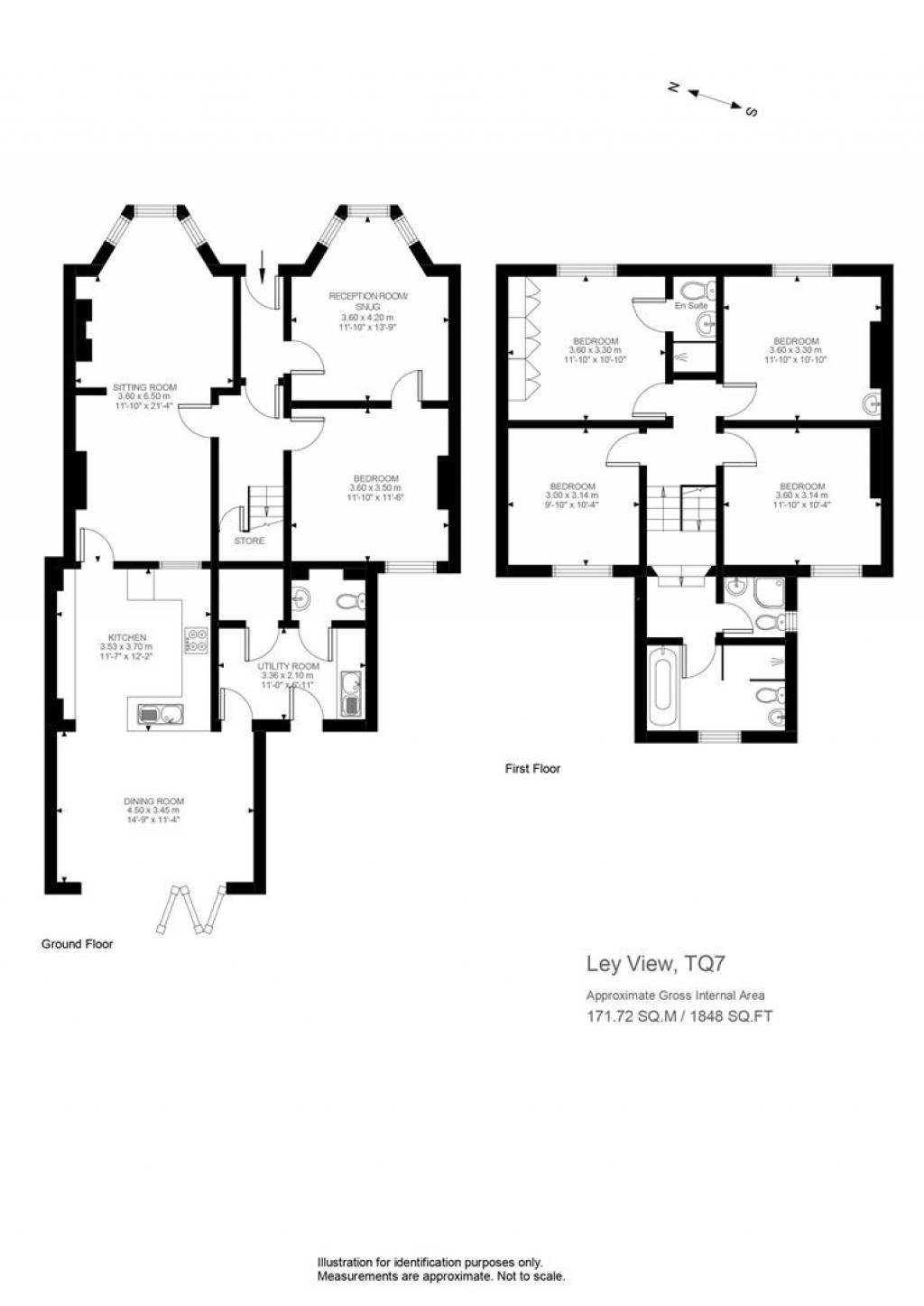 Floorplans For Torcross, Kingsbridge