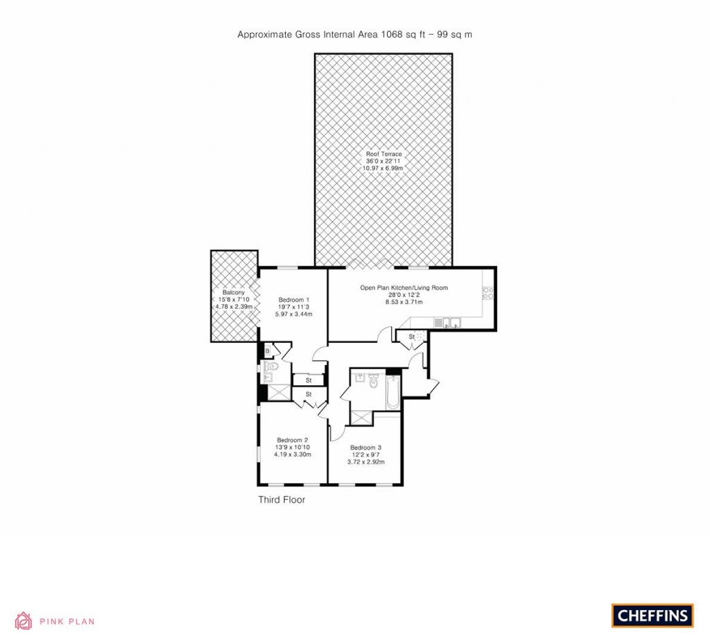 Floorplans For Charger Road, Trumpington