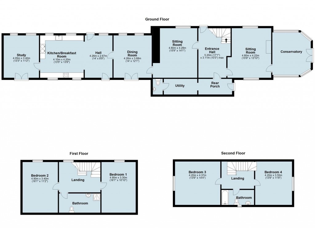 Floorplans For High Street, Everdon NN11