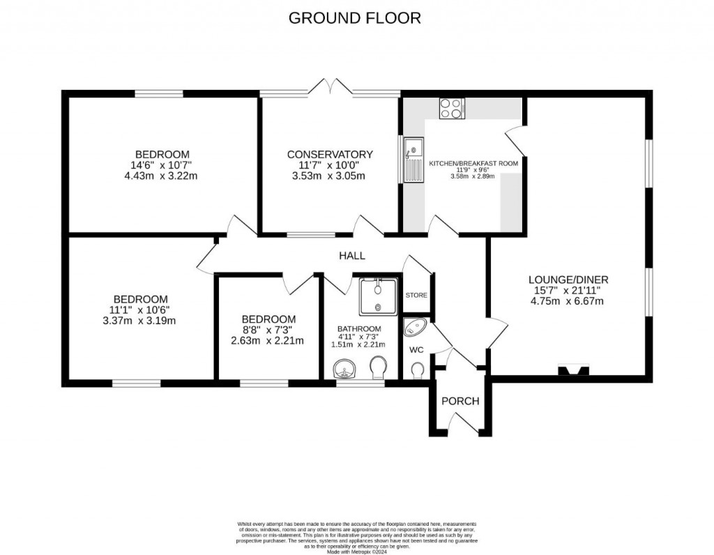 Floorplans For Firs Road, Houghton on the Hill, Leicestershire