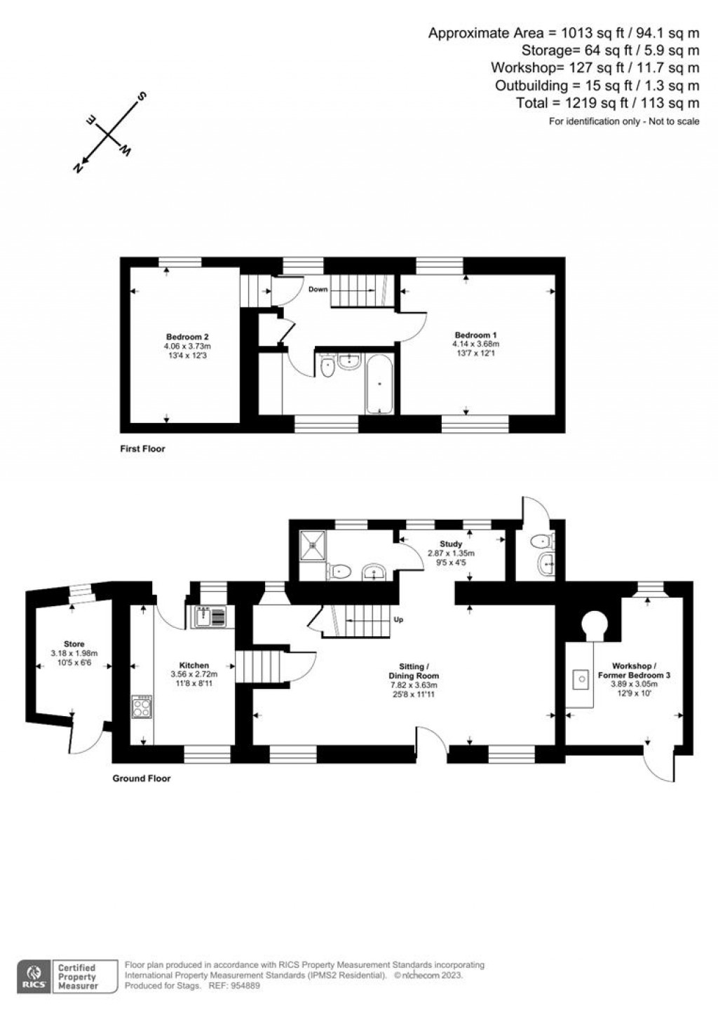 Floorplans For Copplestone Lane, Colaton Raleigh, Sidmouth