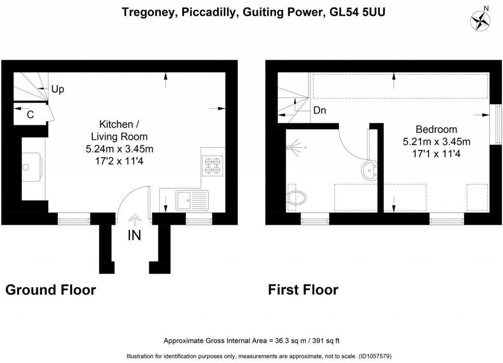 Floorplans For Guiting Power, Gloucestershire