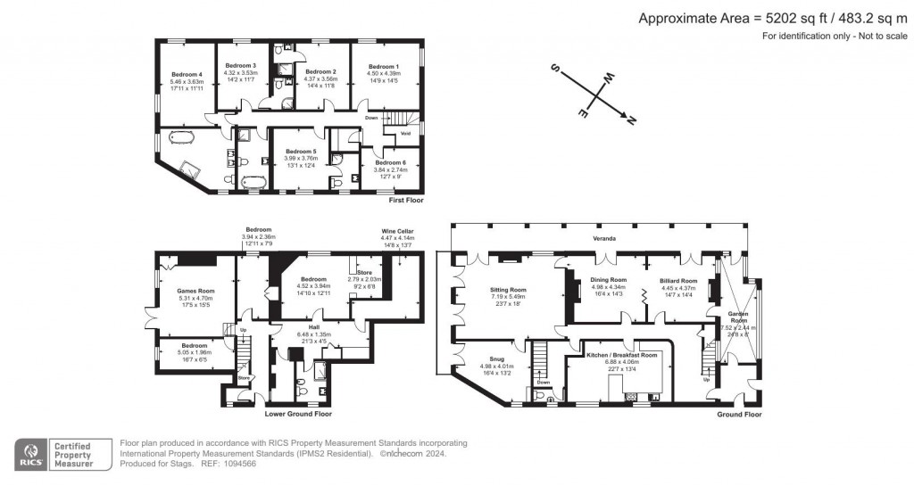 Floorplans For Woodmead Road, Lyme Regis