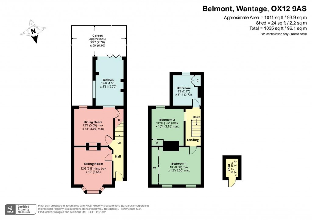 Floorplans For Belmont, Wantage, Oxfordshire, OX12