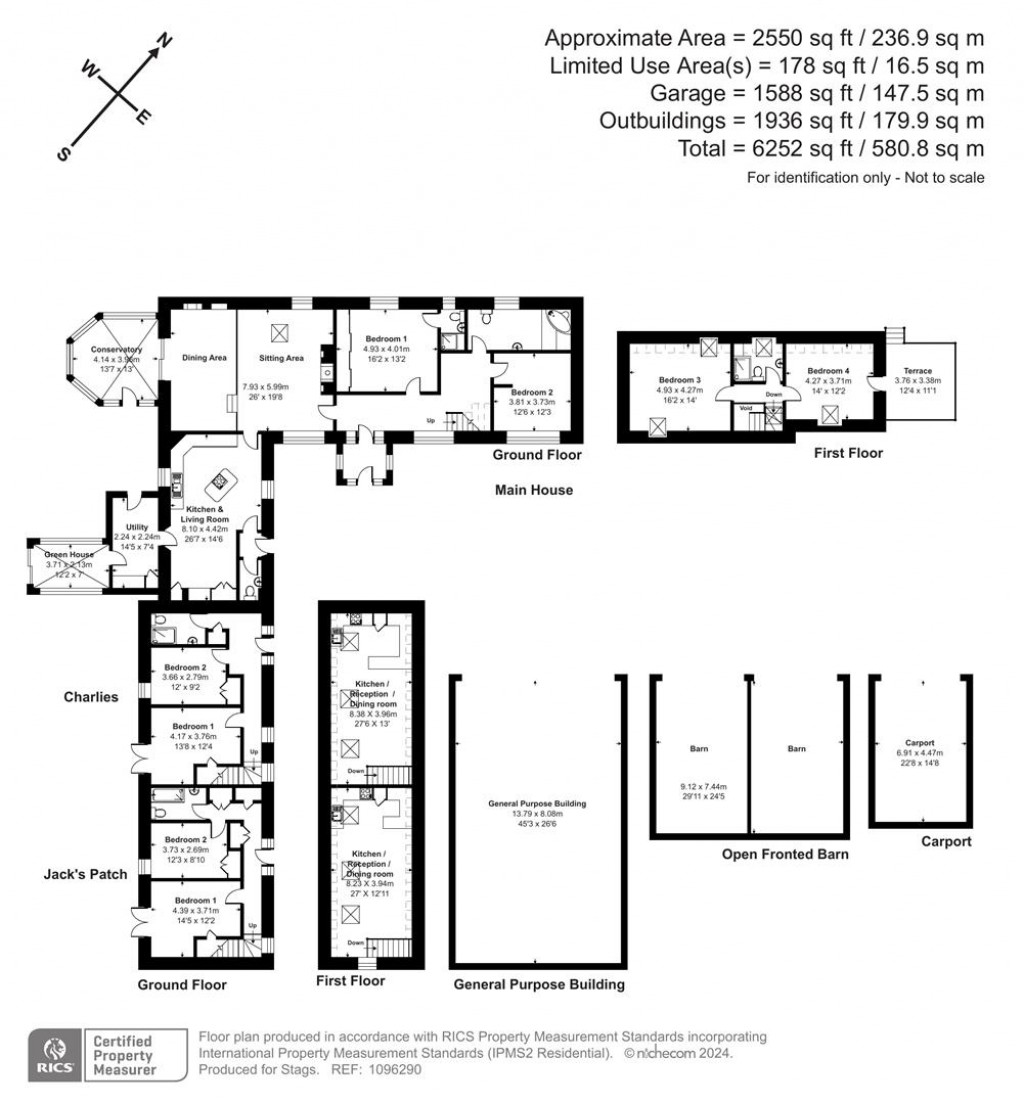 Floorplans For St Mawgan, Cornwall