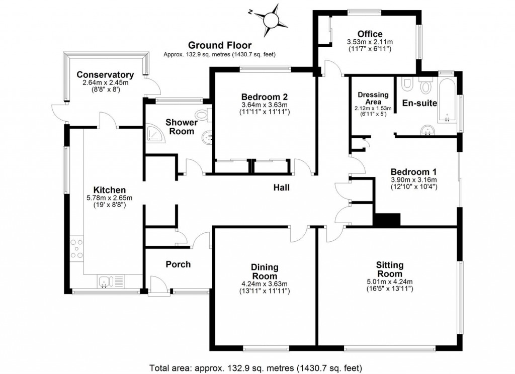 Floorplans For Orchard Way, Chillington, Kingsbridge