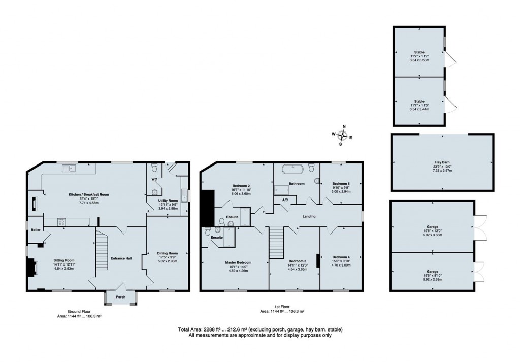 Floorplans For Market Bosworth Road, Dadlington,CV13