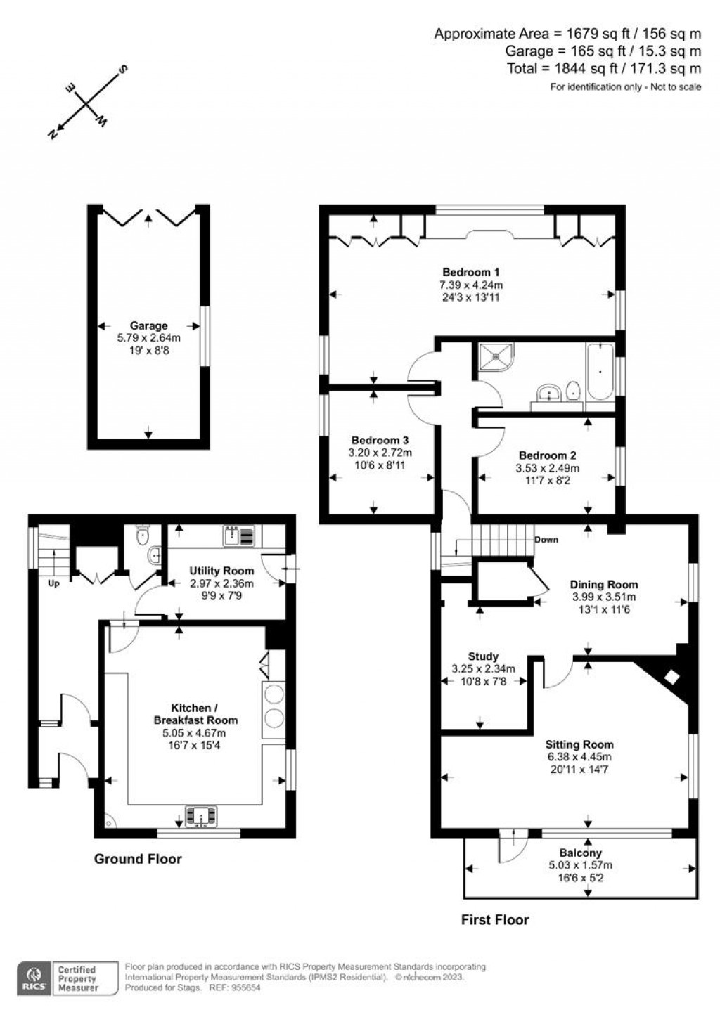 Floorplans For Wheddon Cross, Minehead