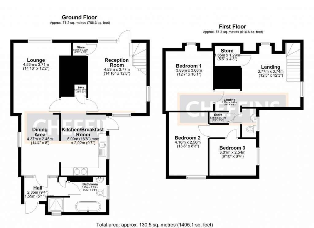 Floorplans For Paddock Street, Soham, Ely