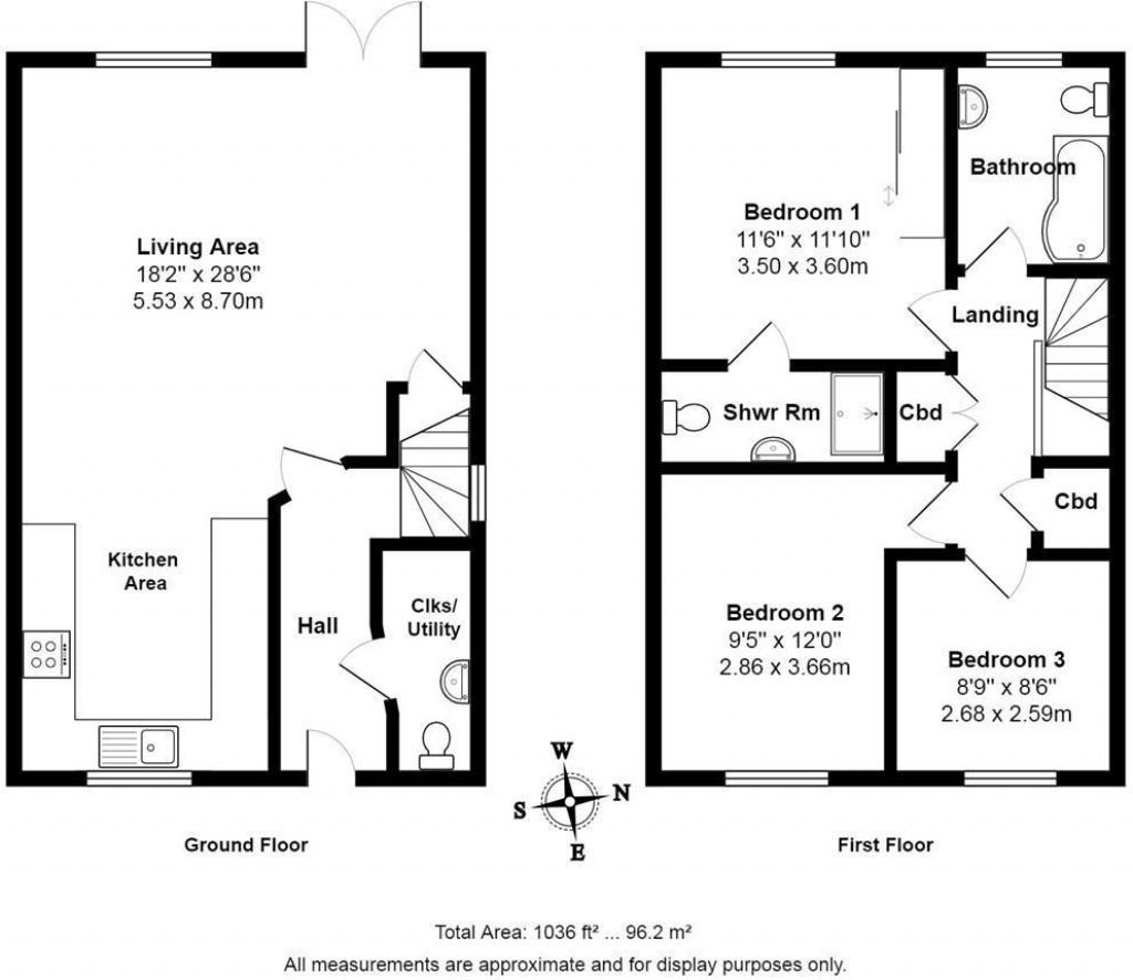 Floorplans For Shire Lane, Lyme Regis