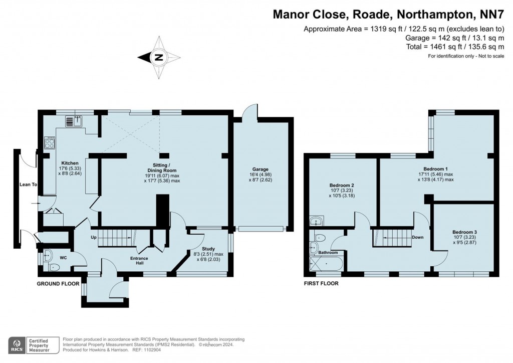 Floorplans For Manor Close, Roade, NN7