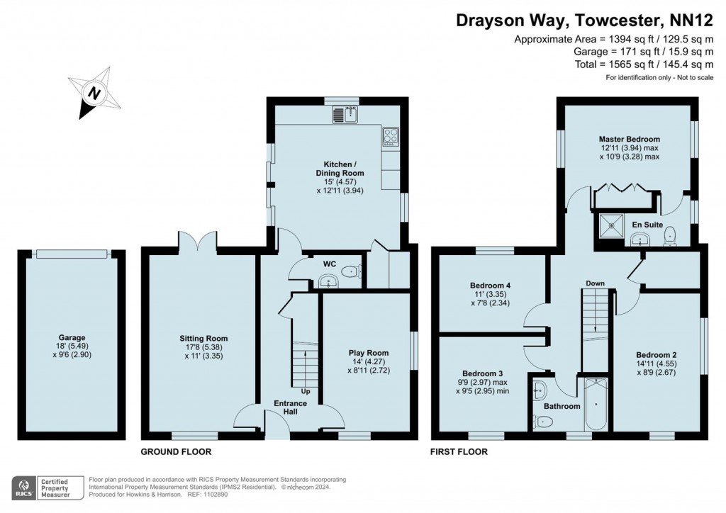 Floorplans For Drayson Way, Towcester