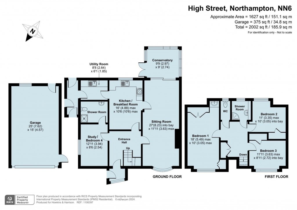 Floorplans For High Street, Pitsford, Northampton