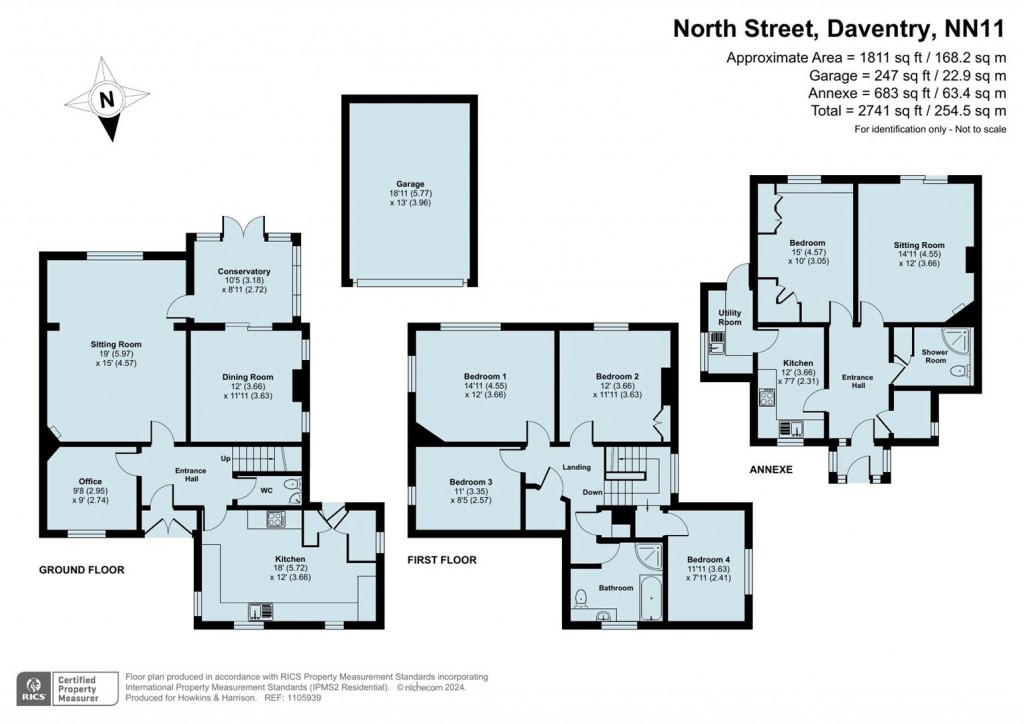 Floorplans For North Street, Daventry, NN11