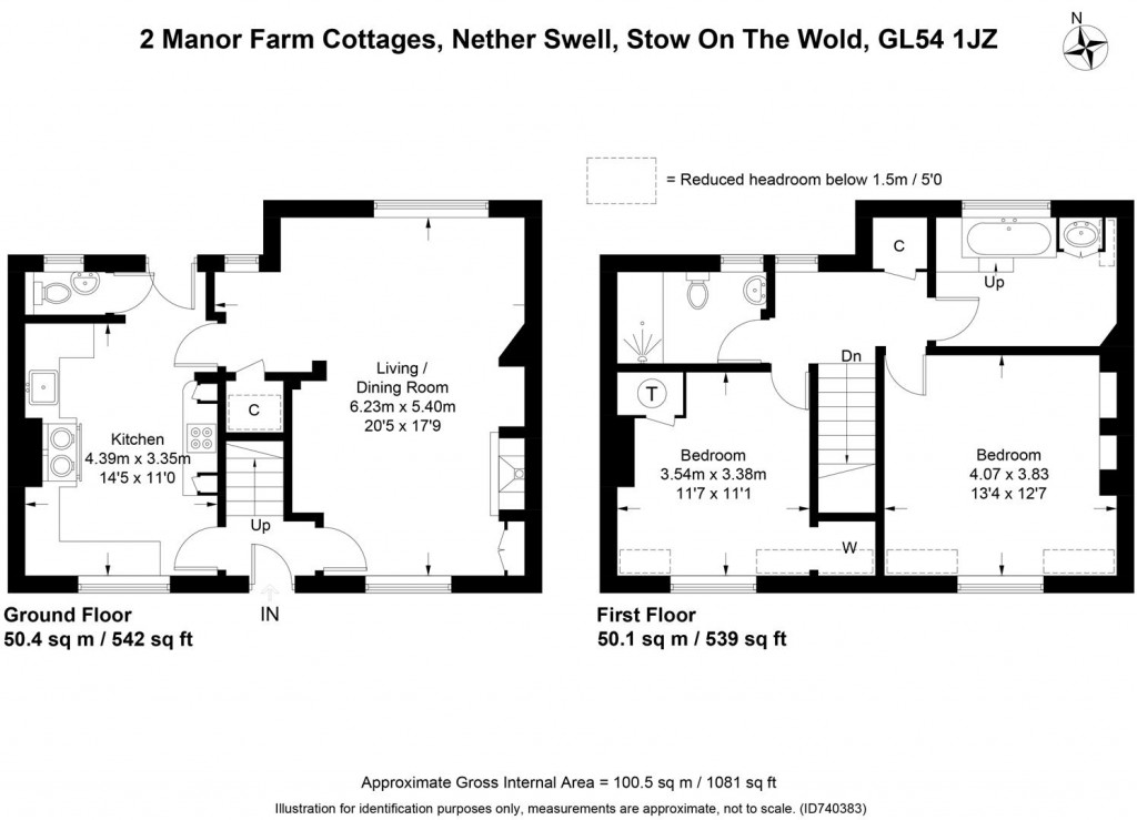 Floorplans For Netherswell, Gloucestershire