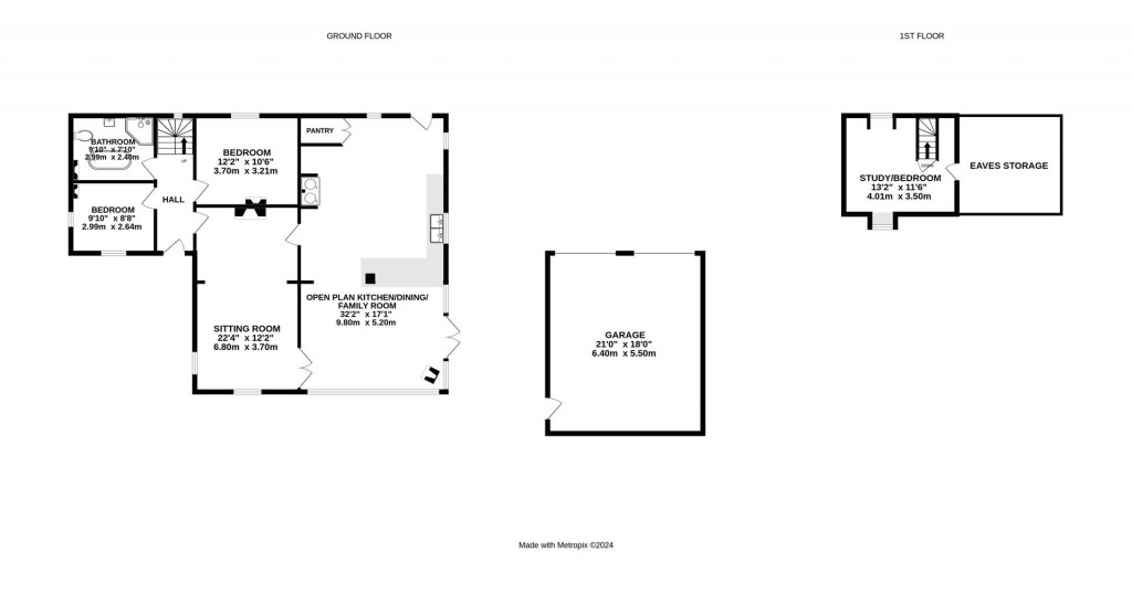Floorplans For Papillon Lodge, Lubenham, Market Harborough
