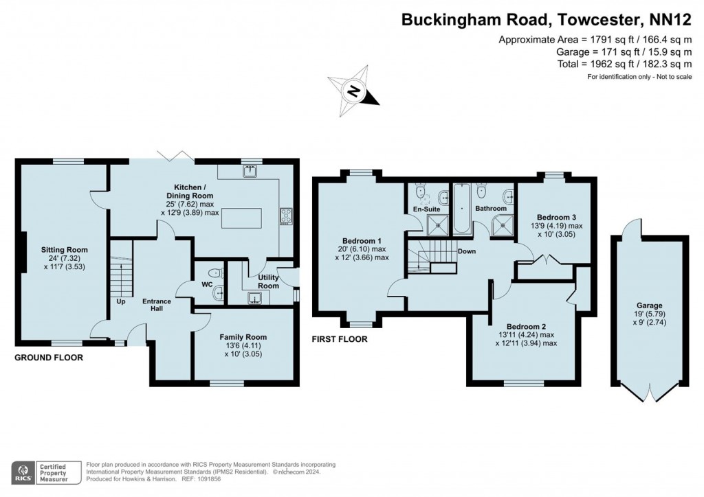 Floorplans For Buckingham Road, Silverstone, Towcester