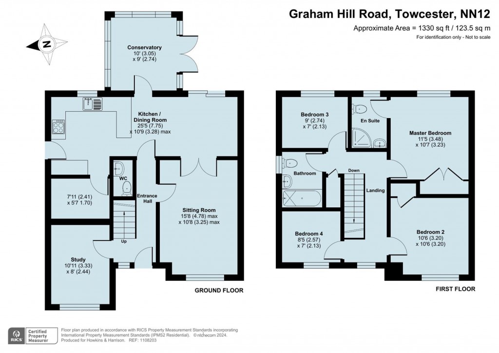 Floorplans For Graham Hill Road, Towcester
