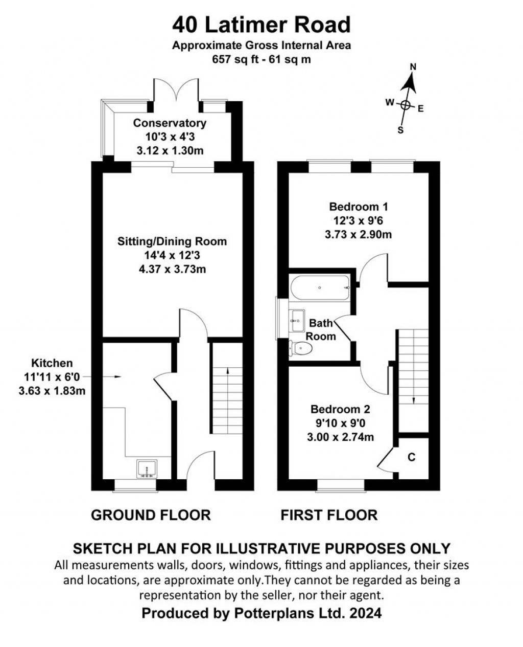 Floorplans For St. Helens, Isle of Wight