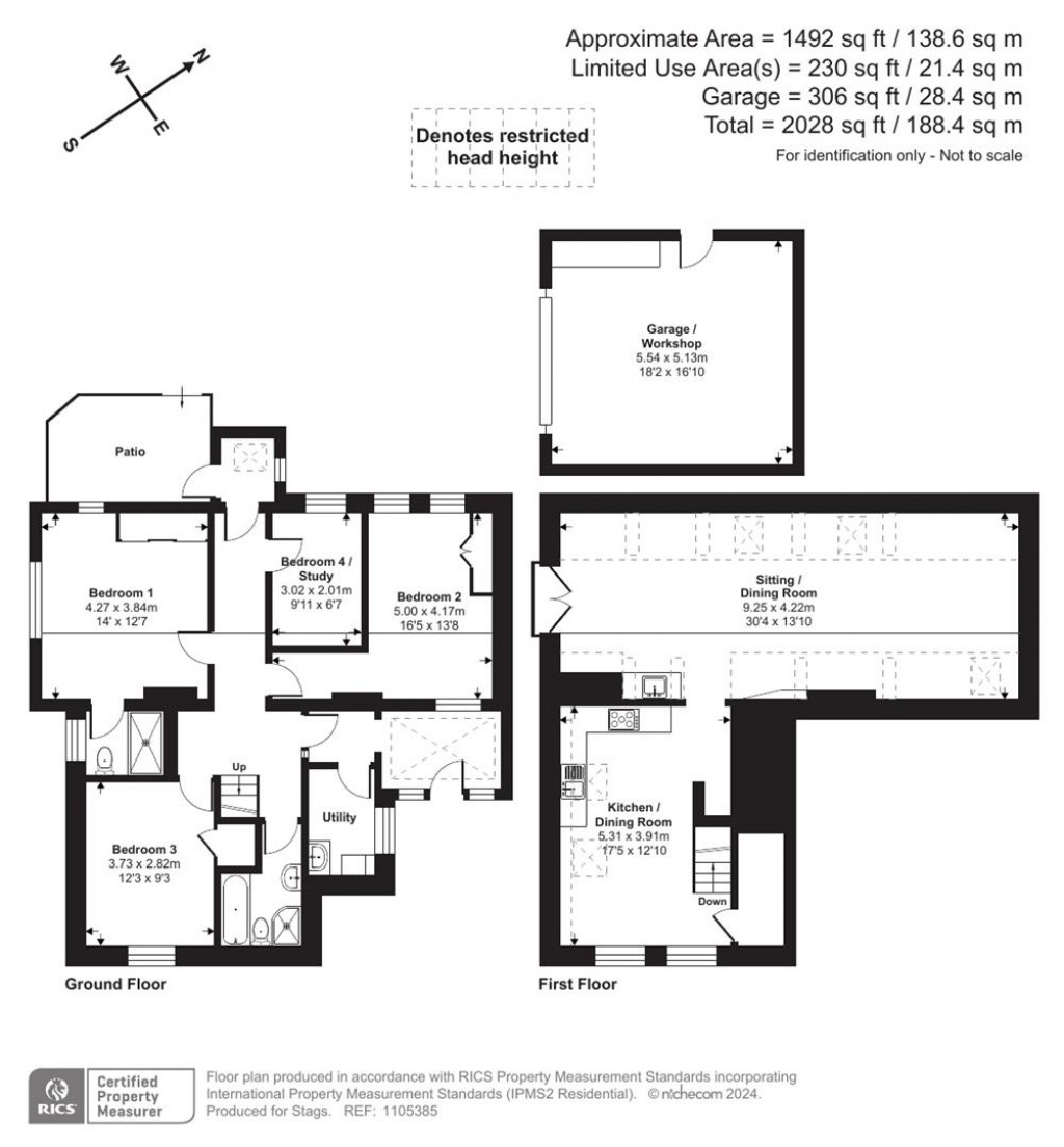 Floorplans For Yarnscombe, Barnstaple